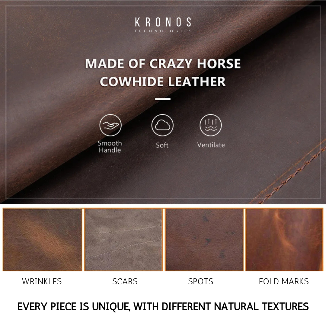 KRONOS™ - AIRPODS MAX LEATHER CASE